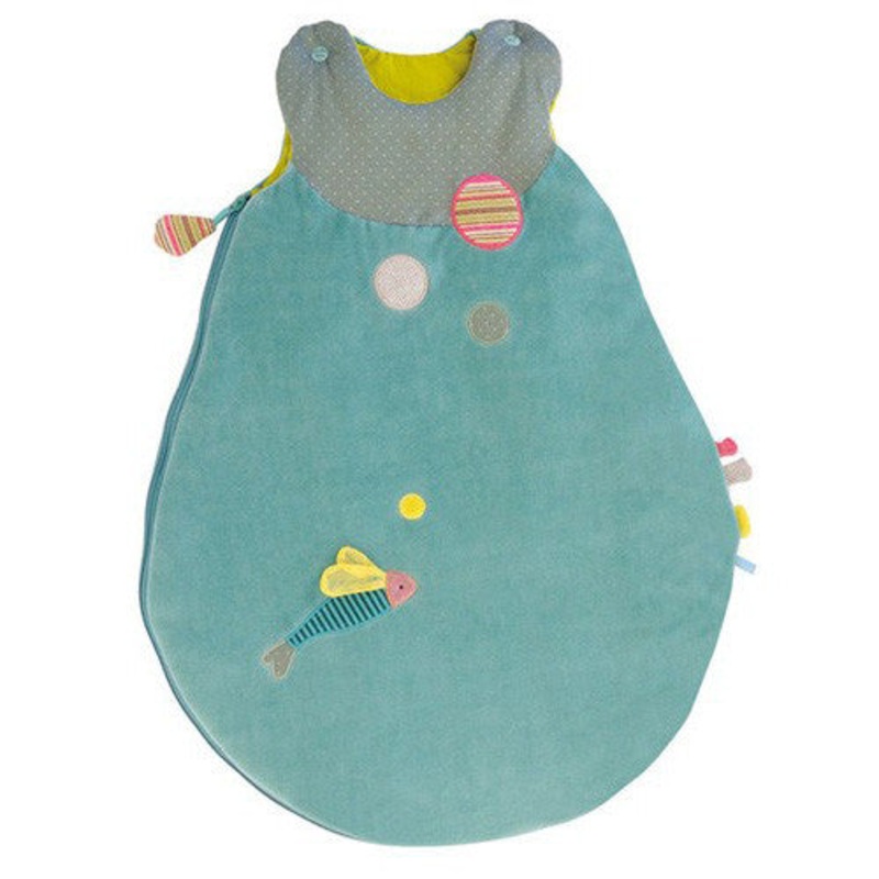 Moulin Roty Baby Sleeping Bag 70cm Turquoise - Lpa