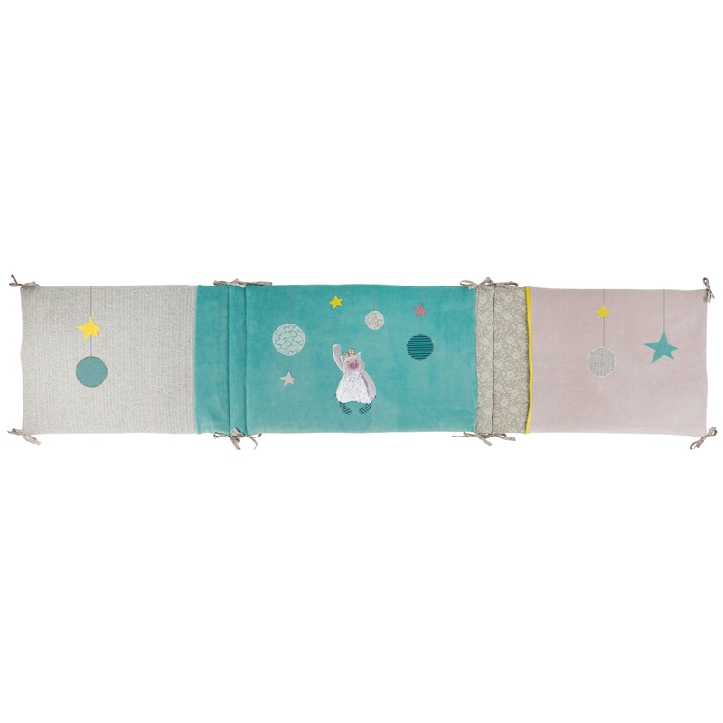 Moulin Roty Cot Bumper Blue 190x42cm - LPA