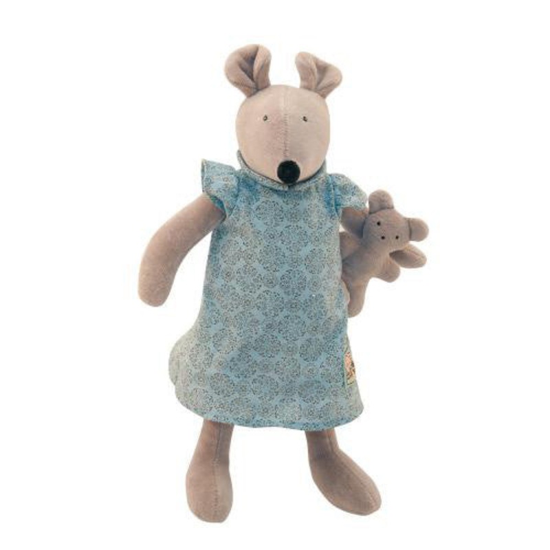 Moulin Roty Musical Pull-String Mouse Nini - LGF