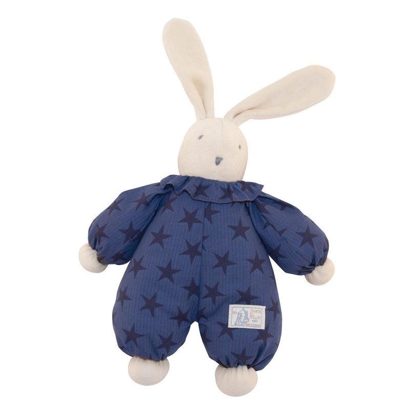 Moulin Roty Rabbit Doll Blue with Star
