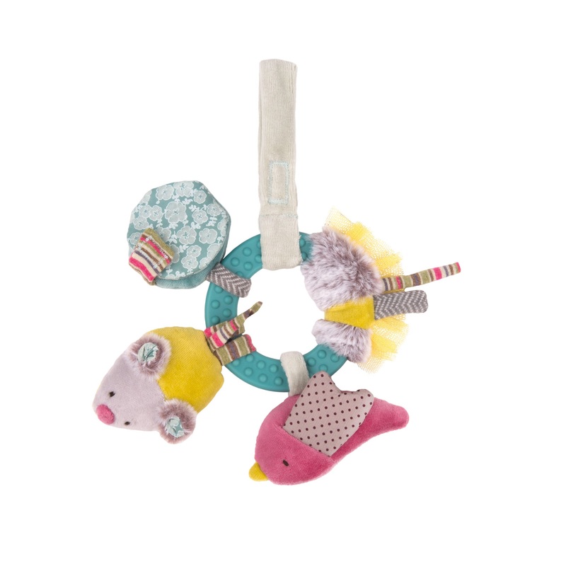 Moulin Roty Ring Rattle - Mlle & Rib