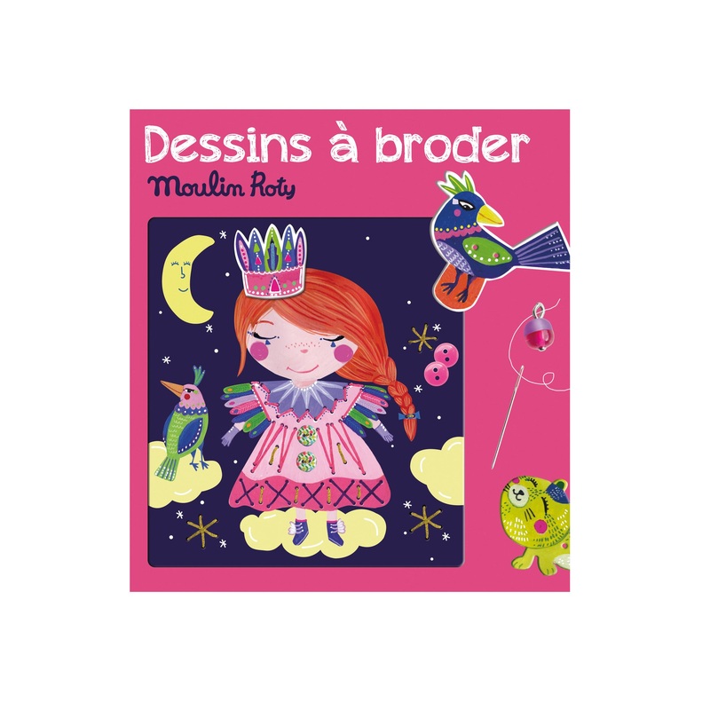 Moulin Roty Sewing Cards Princesses