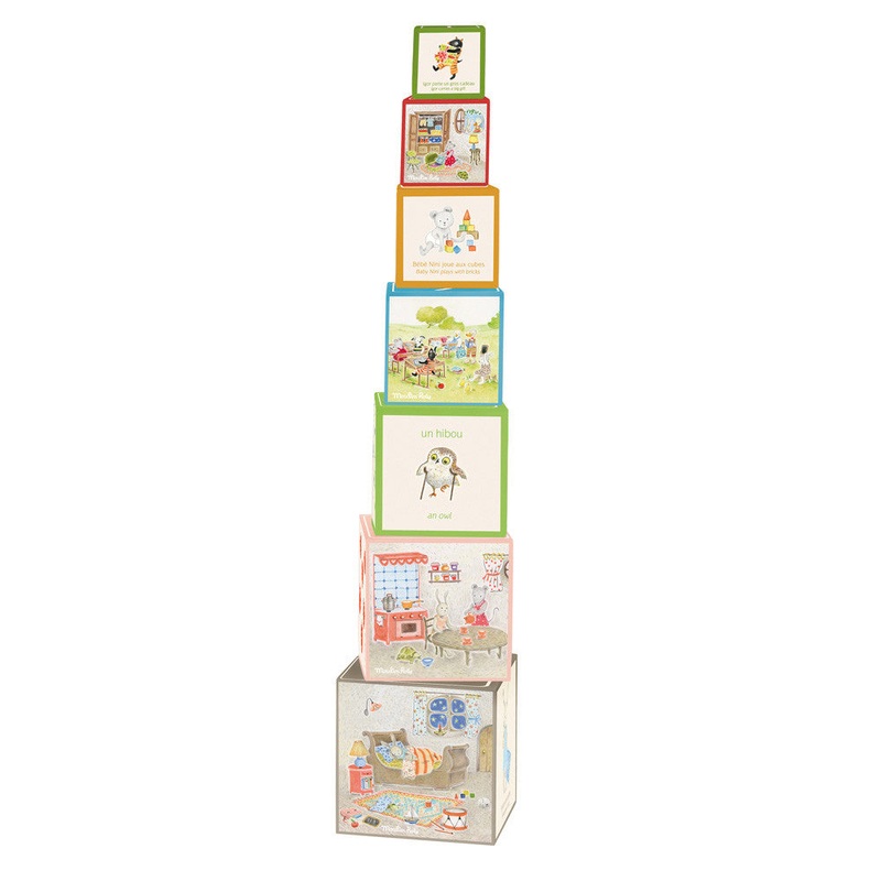 Moulin Roty Stack Up Carton Cubes - LGF