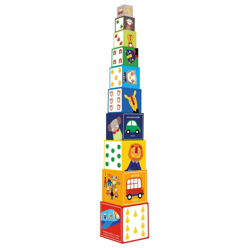 Moulin Roty Stack Up Cubes - Pop