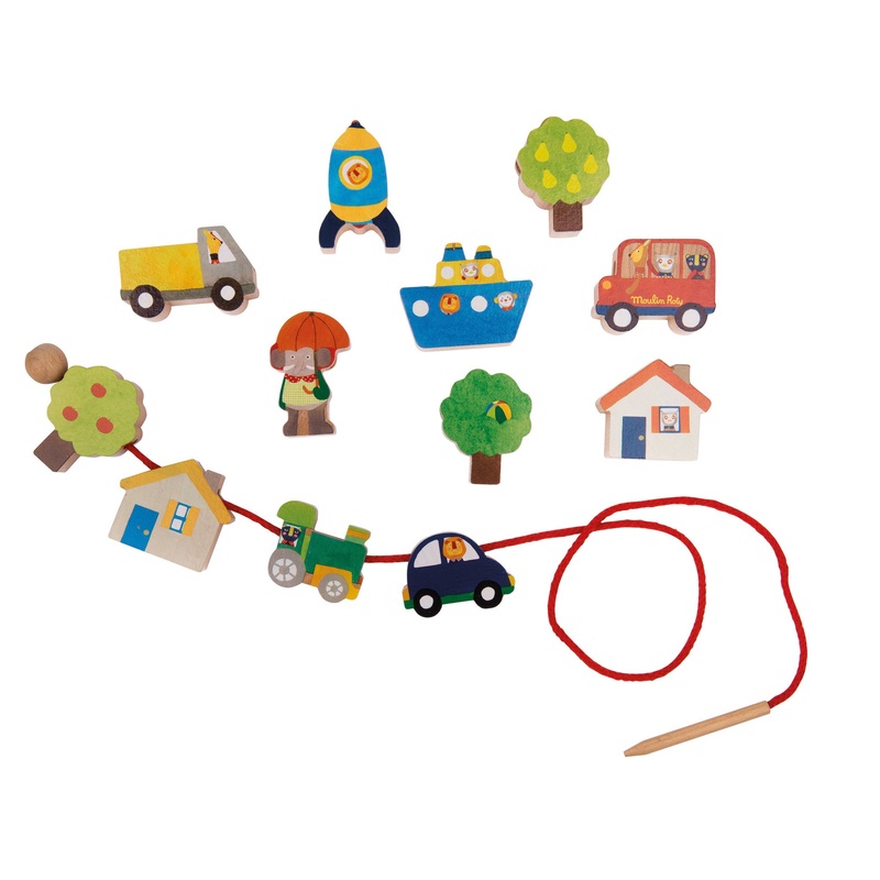 Moulin Roty Stringing Set of Wood