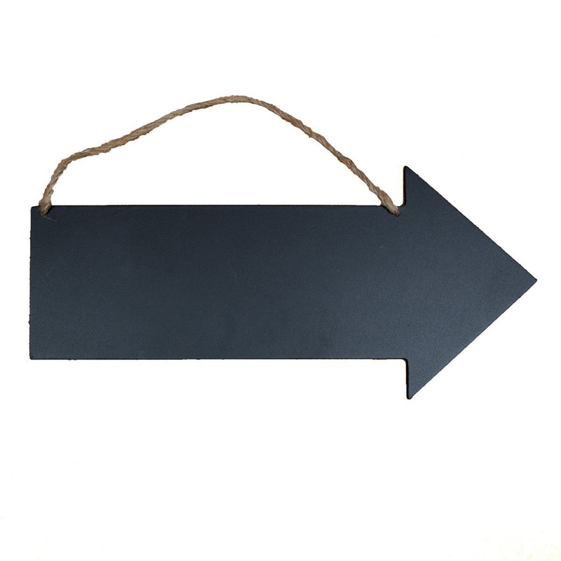 RJB Stone Arrow Hanging Chalkboard