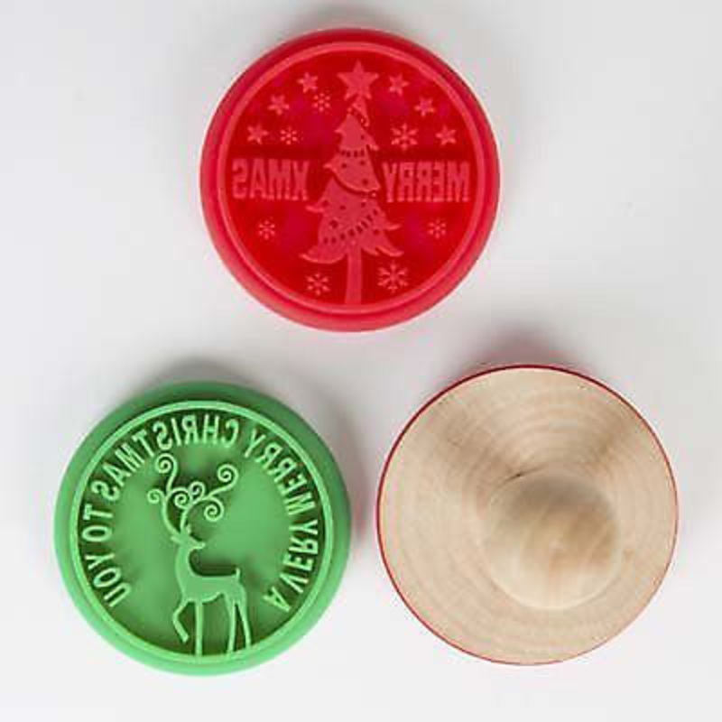 RJB Stone Cookie Stamp with Three Designs