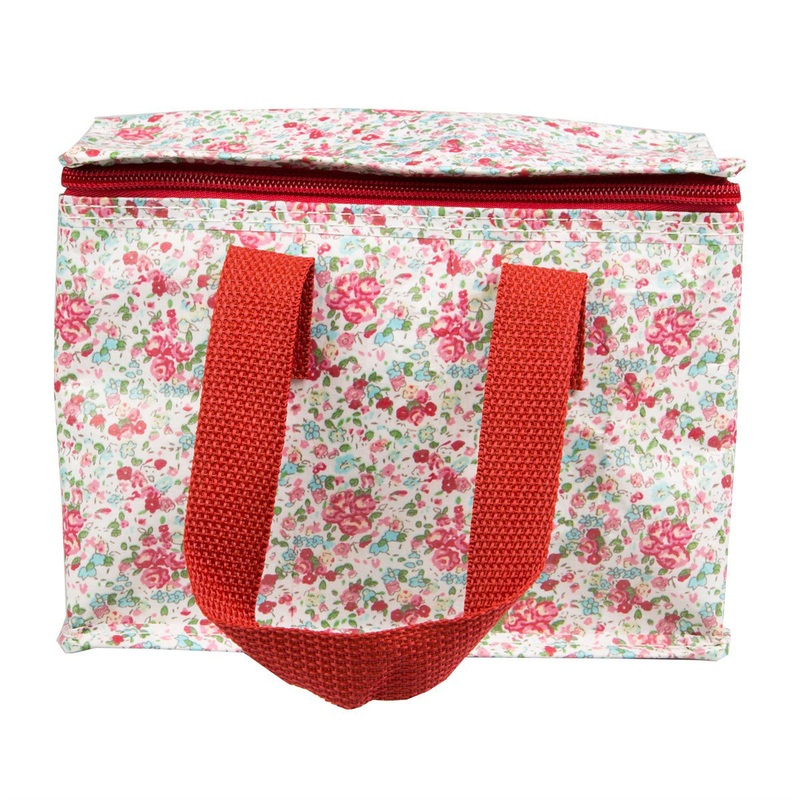 RJB Stone Vintage Floral Roses Lunch Bag