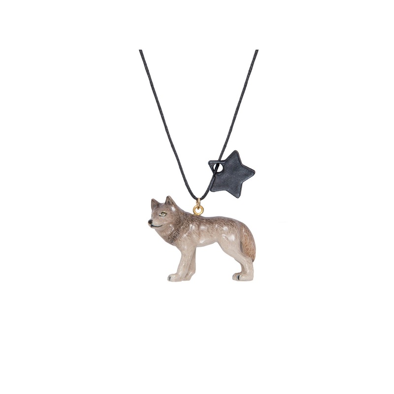 A Mini Penny Wolf Necklace