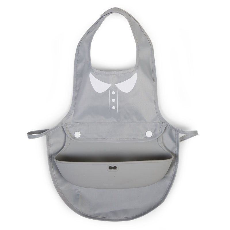 Childhome Bib Silicon Grey Girl Blouse