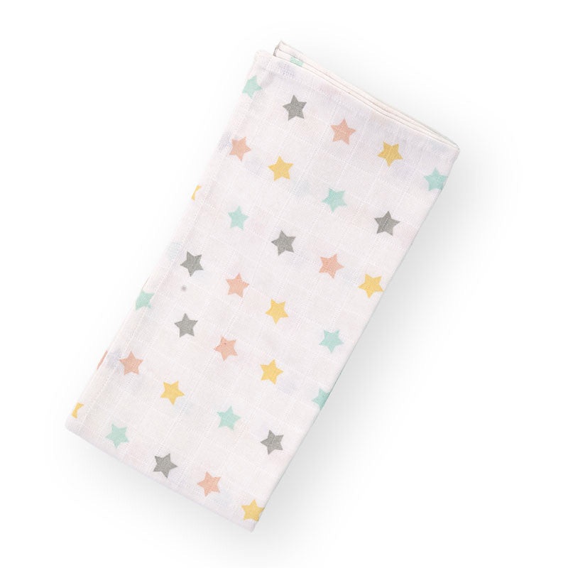 Childhome Tetra 140x100 Pastel Stars Swaddle