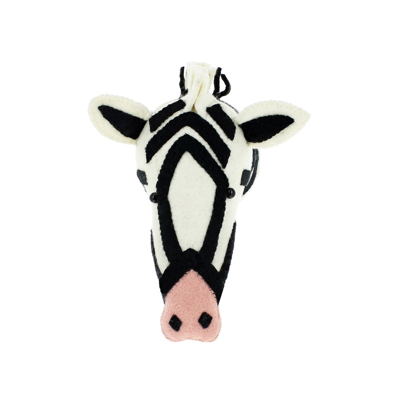Fiona Walker England Zebra with Pink Nose