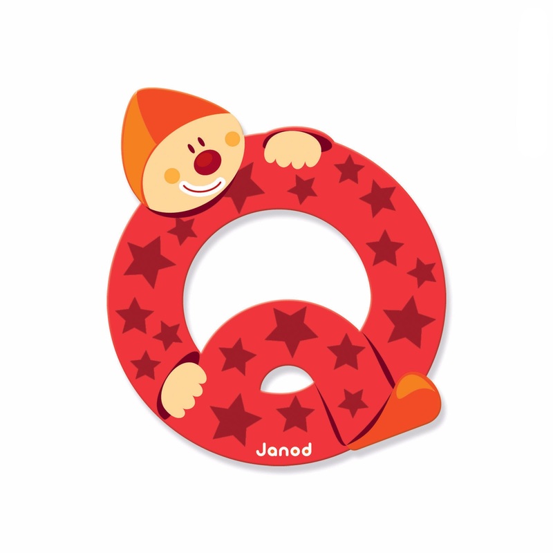 Janod Clown Alphabet Q