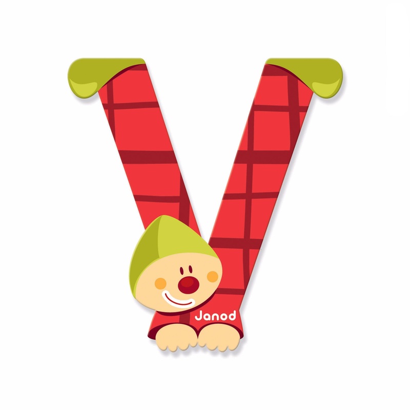 Janod Clown Alphabet V
