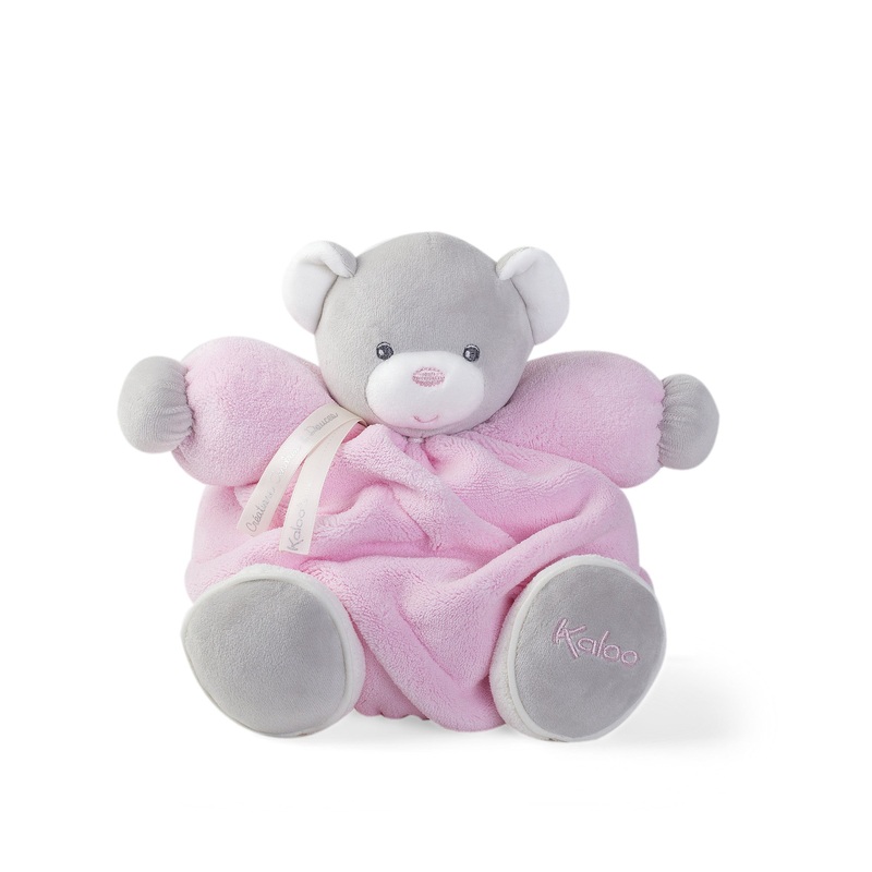Kaloo Plume Medium Pink Chubby Bear