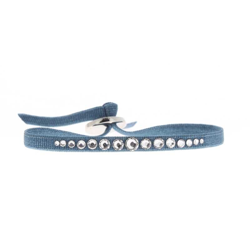 Les interchangeables Mini Glam 6 Blue Jean 2 Bracelet