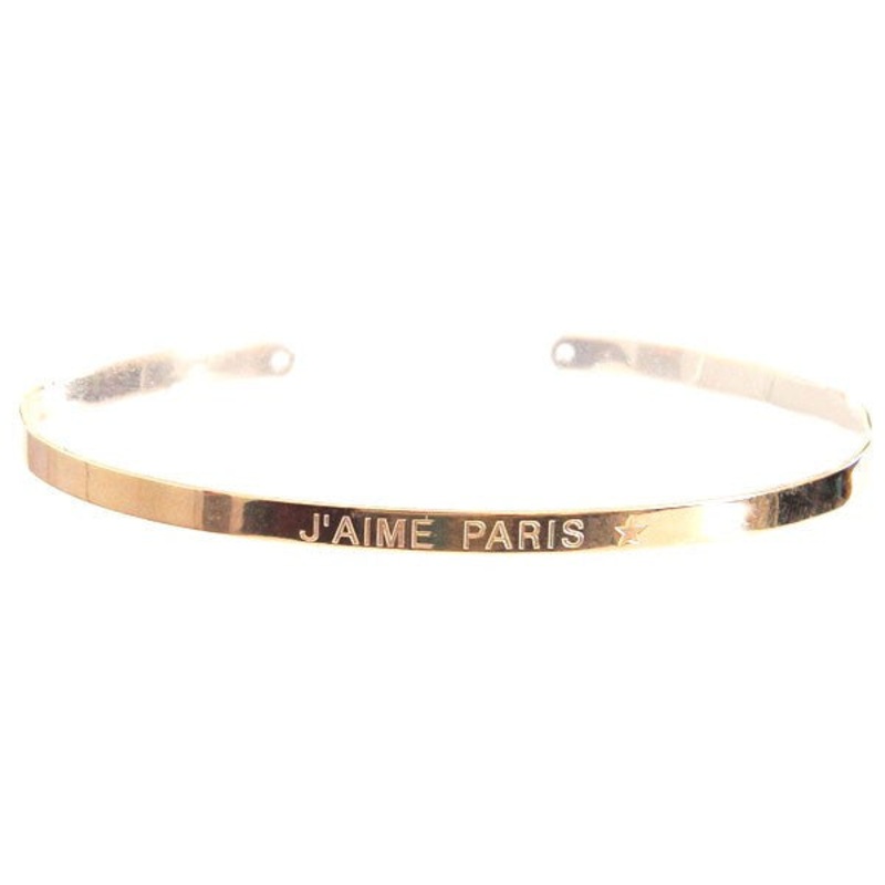 Paloma Stella Gold Bangle - J'aime Paris