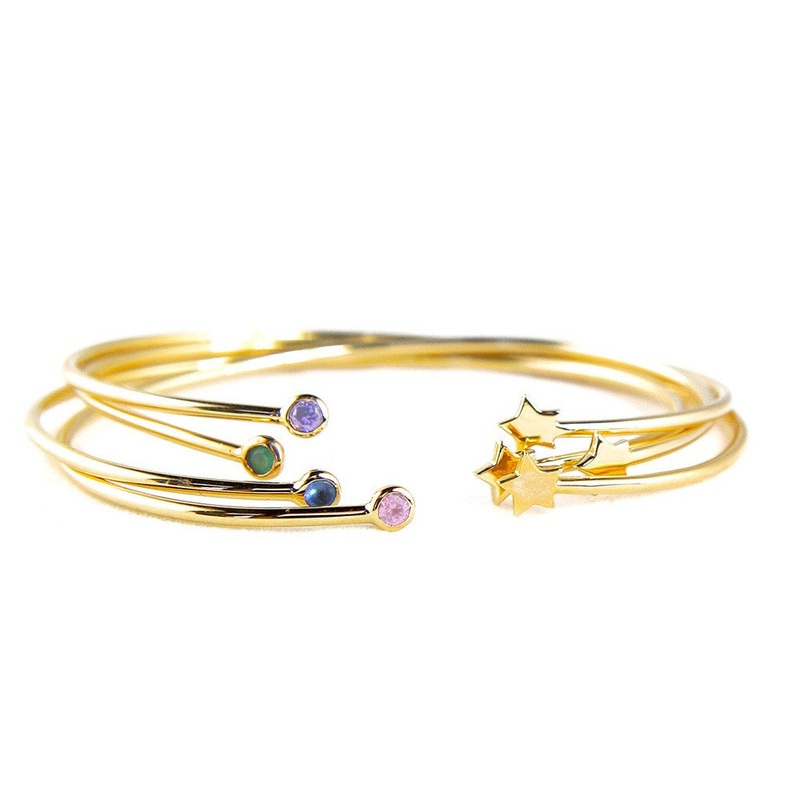 Paloma Stella Star Stone Constellation Bangle