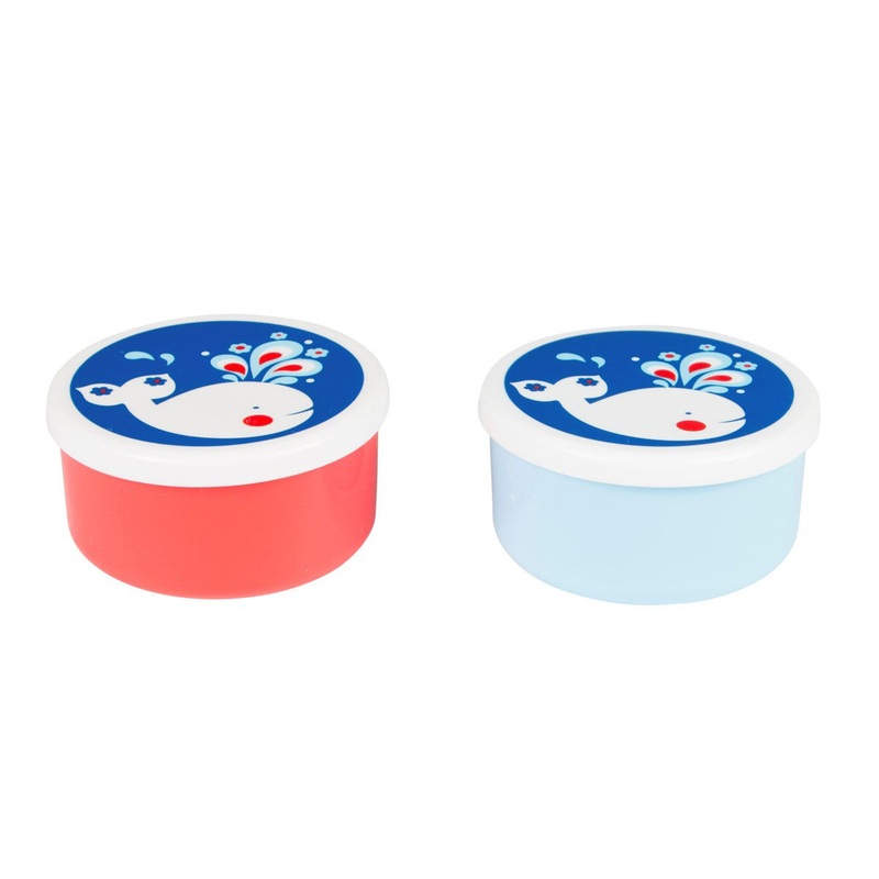 RJB Stone Small Round Retro Whale Box