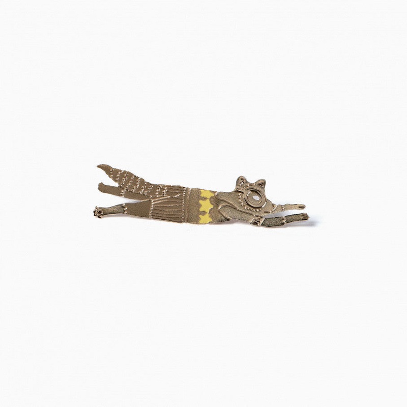 Titlee Circus Raccoon Brooch