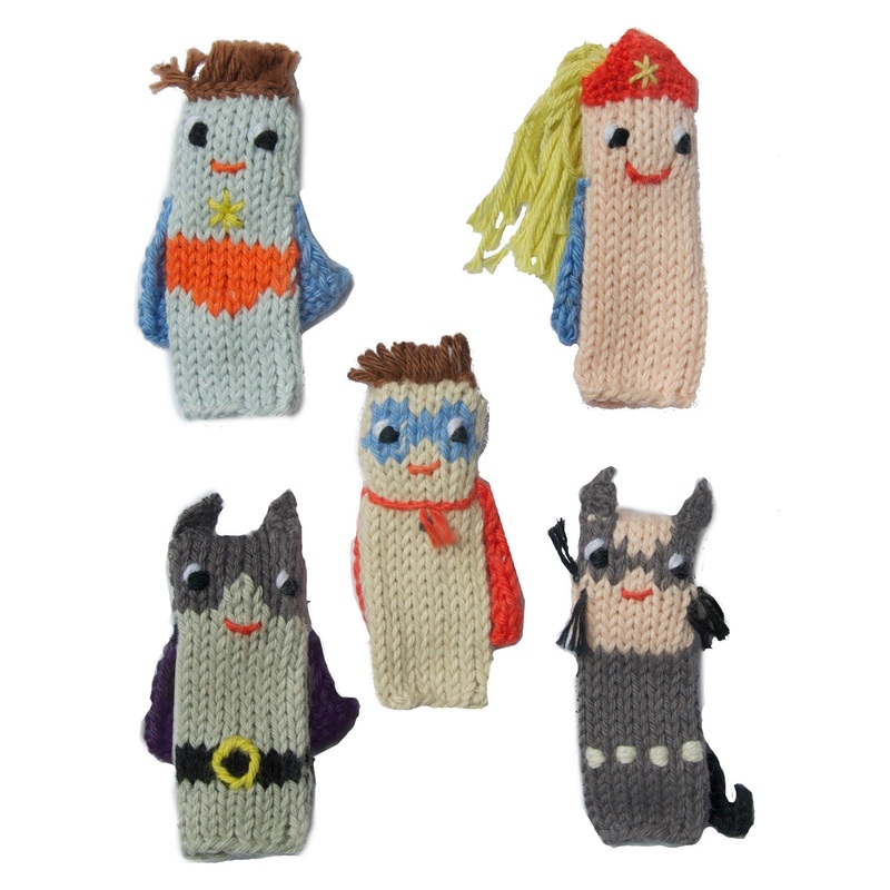 Blabla Kids Finger Puppets Super Hero Set of 5