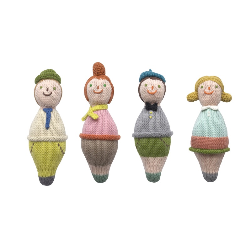 Blabla Kids Rattles Roly Poly Family