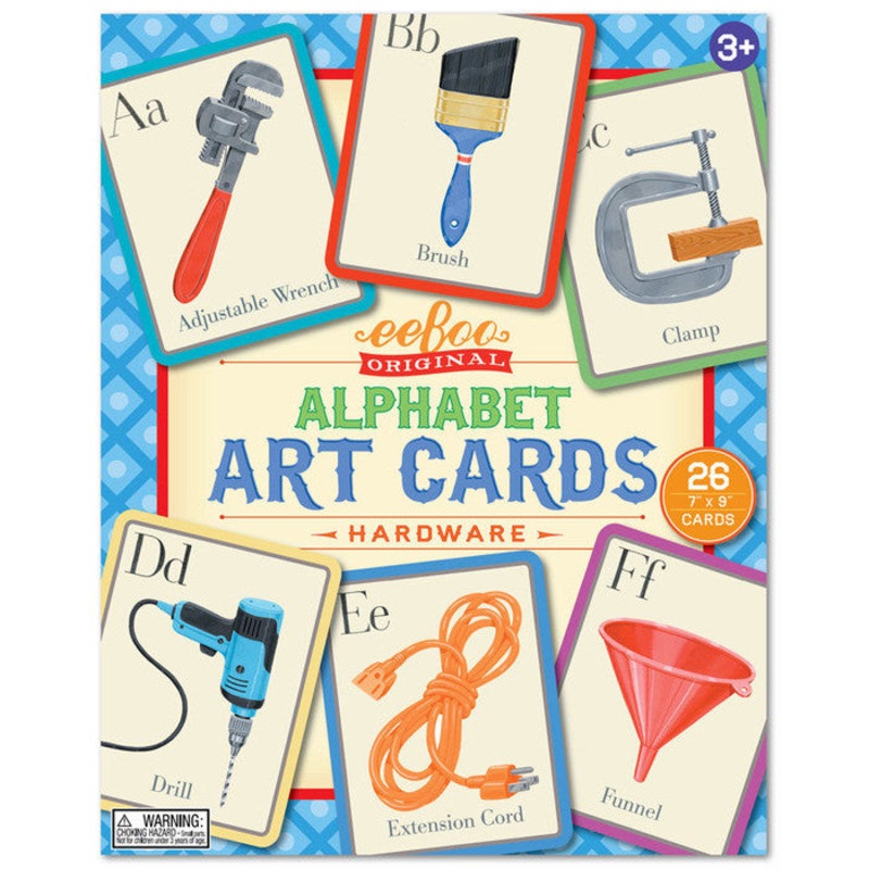 eeBoo Hardware Art Cards