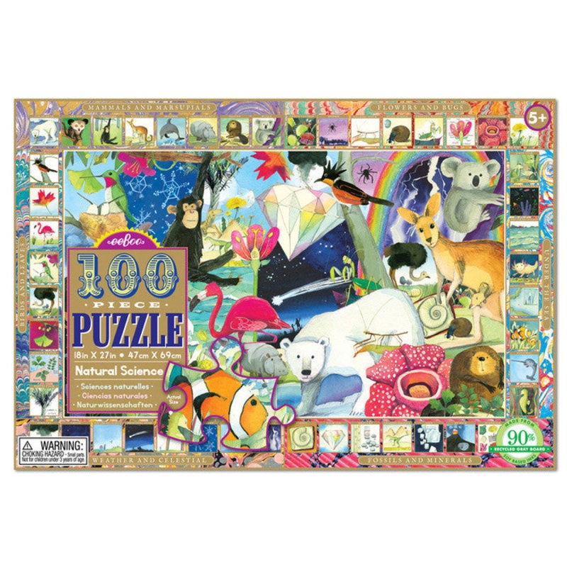 eeBoo Natural Science 100pc Puzzle