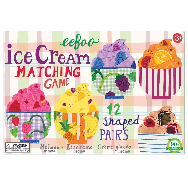eeBoo Ice Cream Matching Game