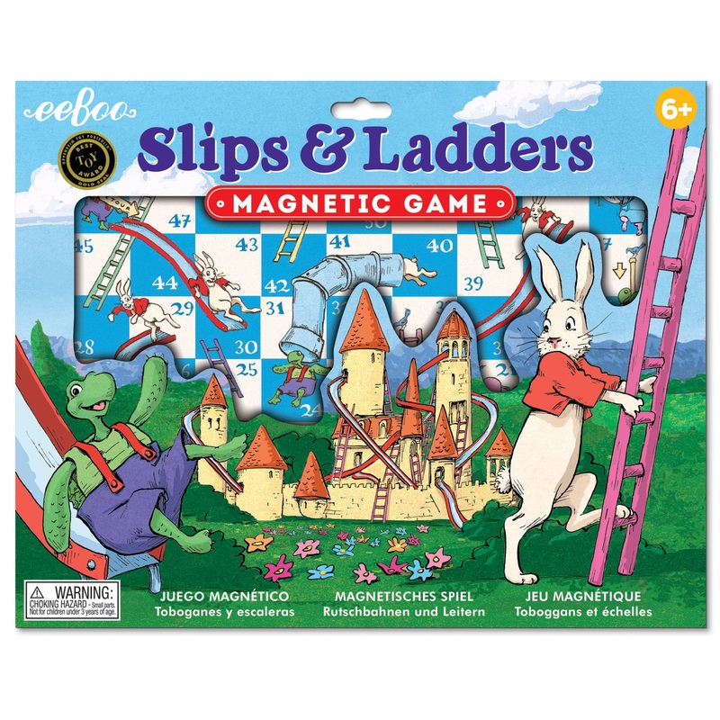 eeBoo Slips & Ladders Magnetic Game