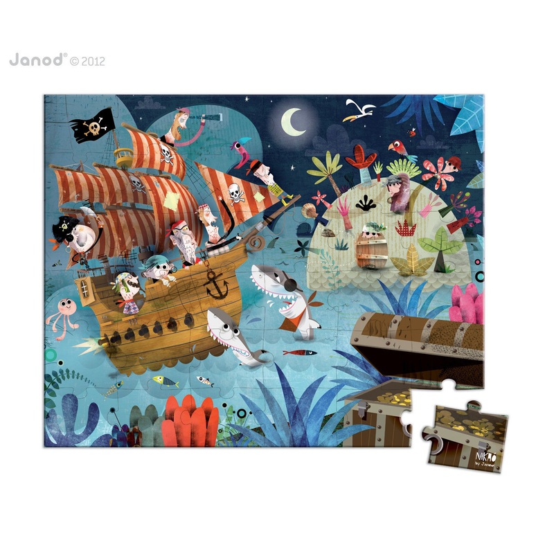 Janod Hat Boxed Treasure Hunt Puzzle