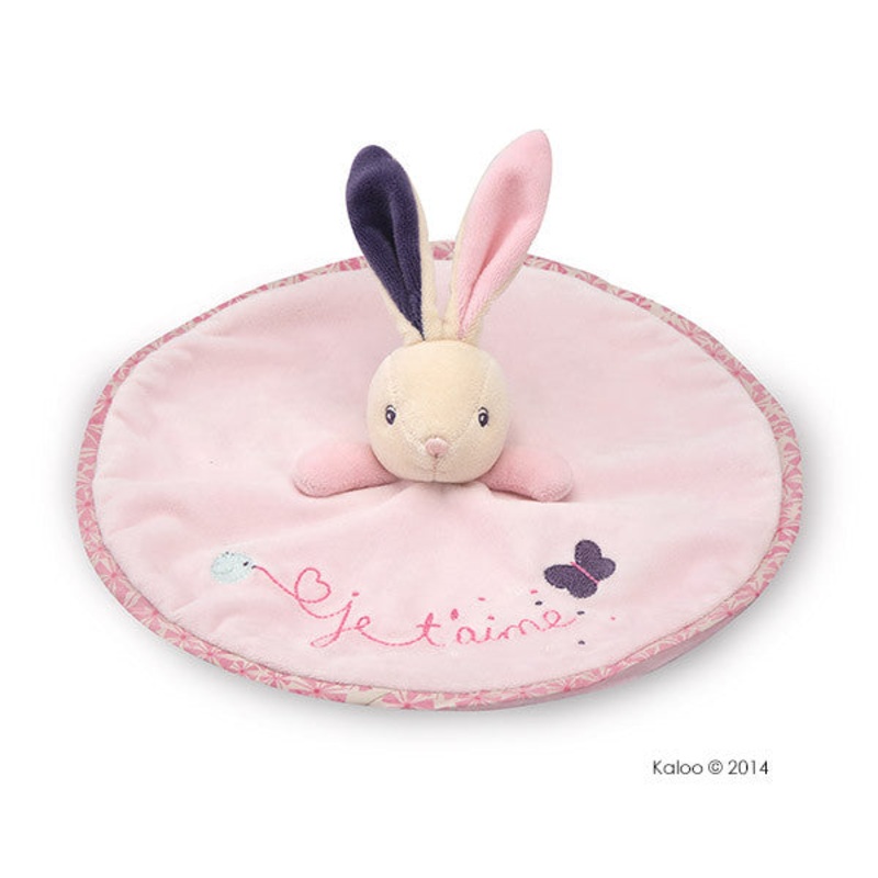 Kaloo Petite Rose Round Doudou Rabbit Love