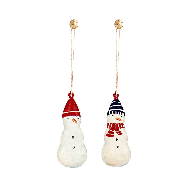 Maileg Metal Snowman Ornament
