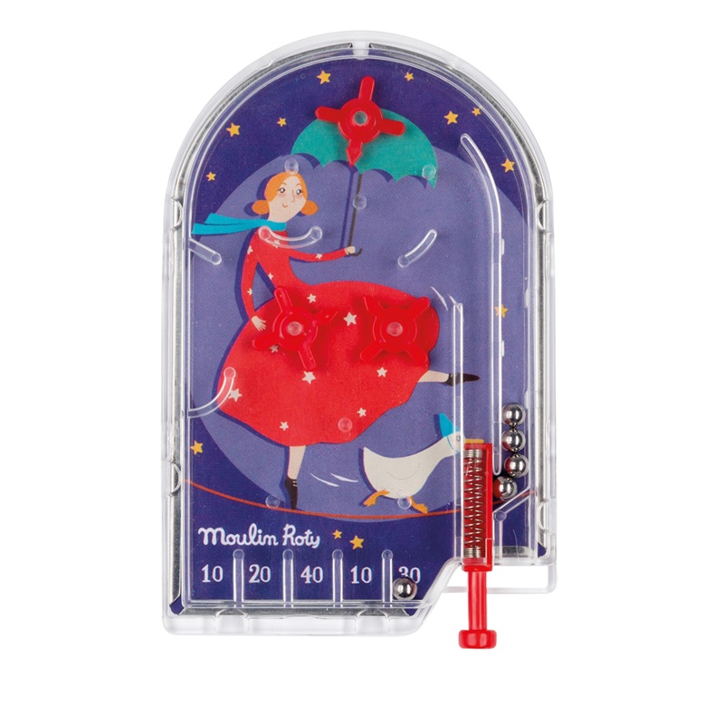 Moulin Roty Blue Mini Pinball Game Merveil