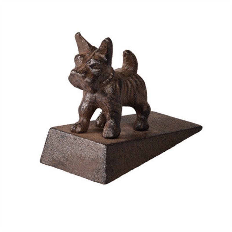 Rex Cast Iron Scotty Dog Doorstop