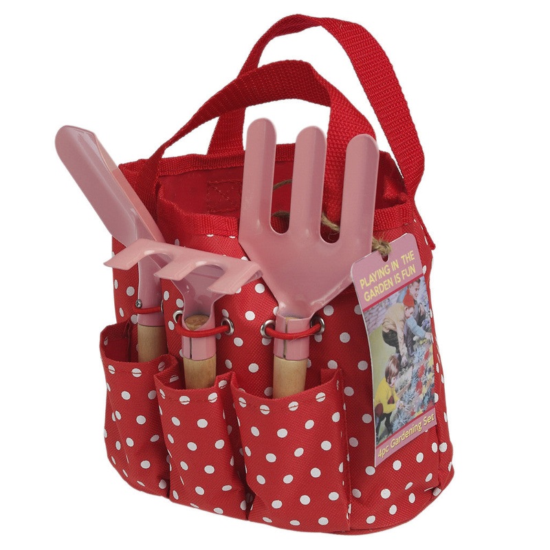 Rex Girls Gardening Set in Red Bag