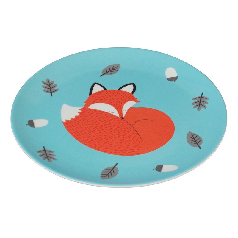 Rex Melamine Rusty the Fox Plate