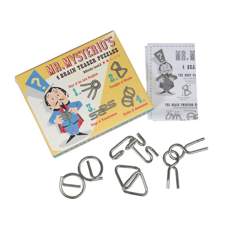 Rex Mr Mysterio's 4 Brain Teaser Puzzles