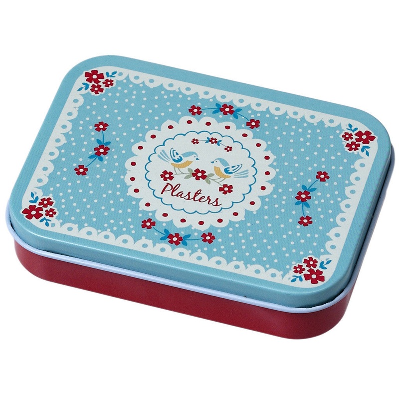 Rex Plasters in Tin Vintage Doily