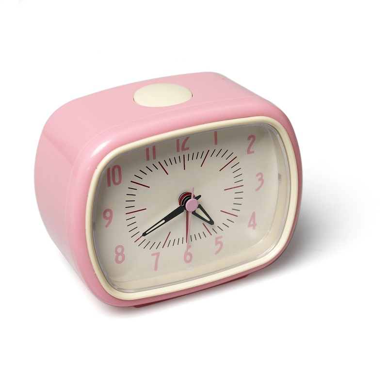 Rex Retro Pink Alarm Clock