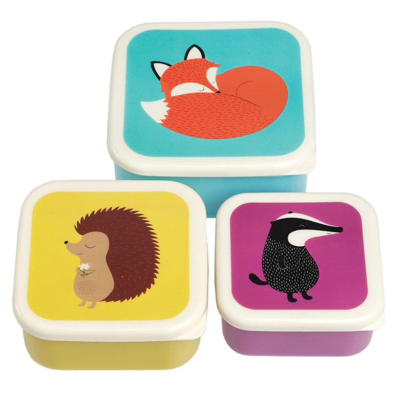 Rex Set of 3 Rusty Fox and Friends Snack Box
