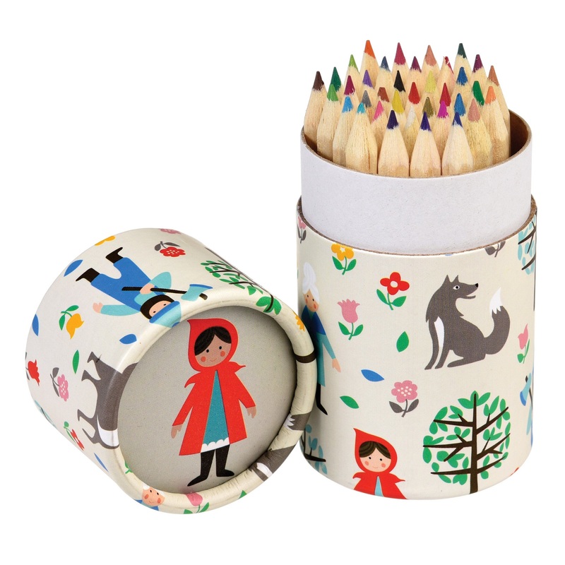 Rex Set of 36 Red Riding Hood Coloured Pencils