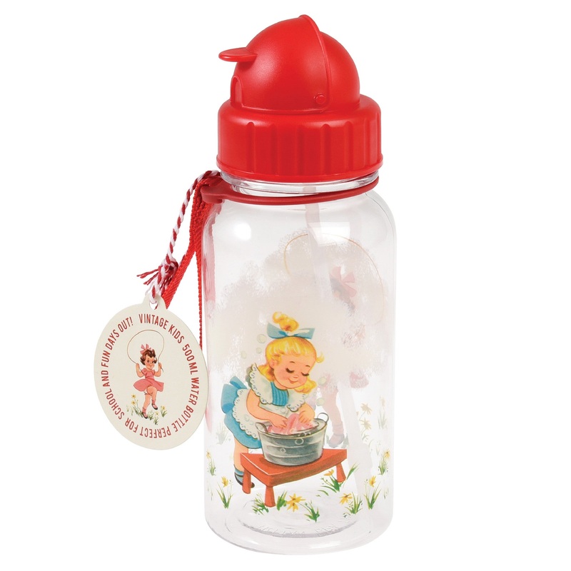 Rex Vintage Girl Water Bottle
