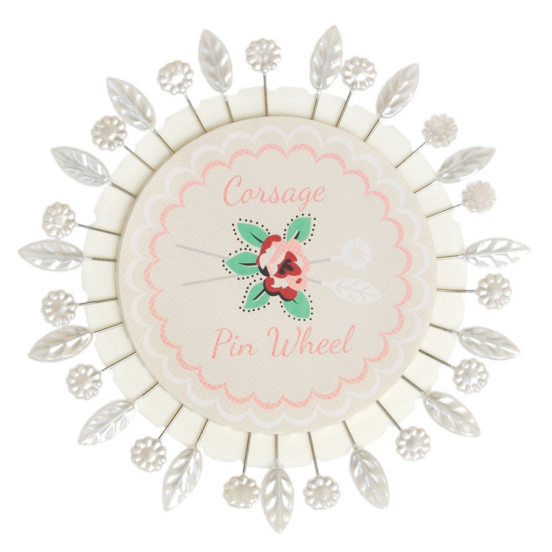 Rex Wedding Corsage Pin Wheel