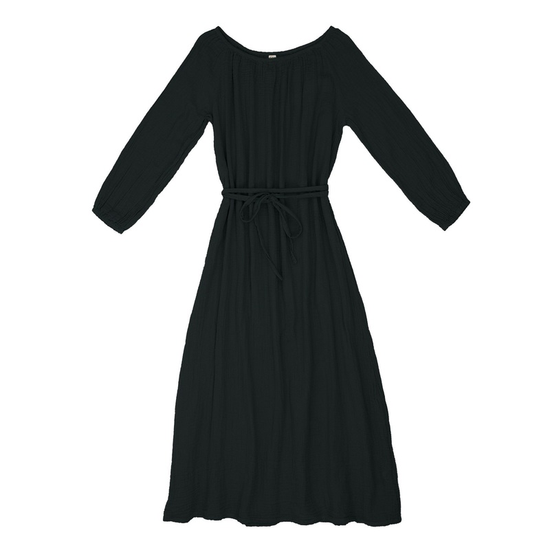 Numero 74 Nina Mum Long Dress Dark Grey