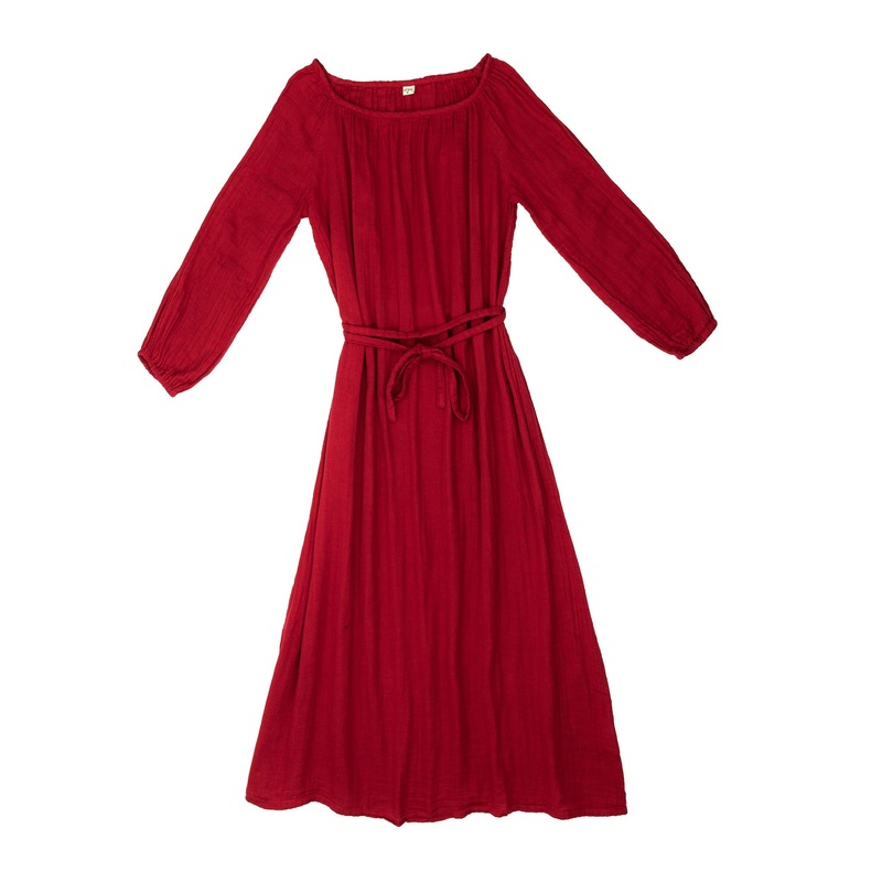 Numero 74 Nina Mum Long Dress Ruby Red