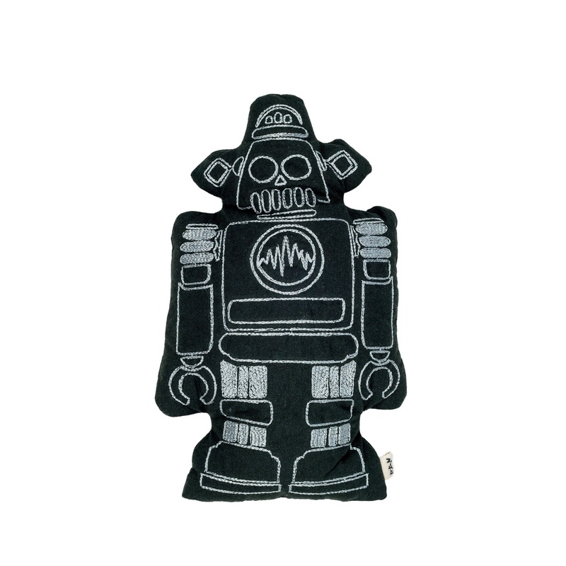 Numero 74 Robot Cushion Dark Grey