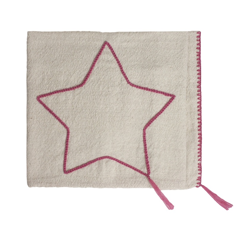 Numero 74 Star Summer Blanket Natural Rose