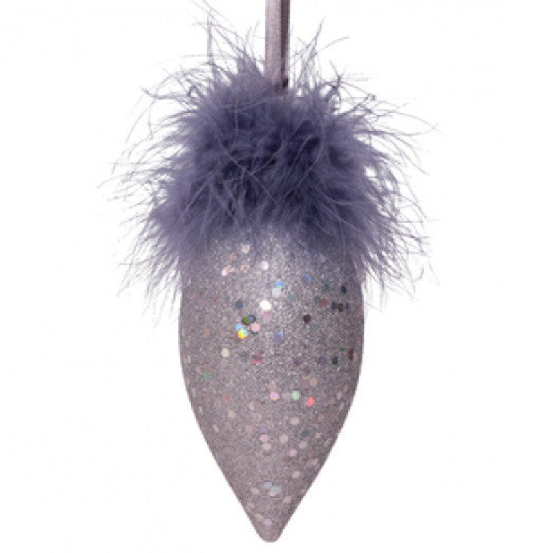 Olive Grey with Feather on Top