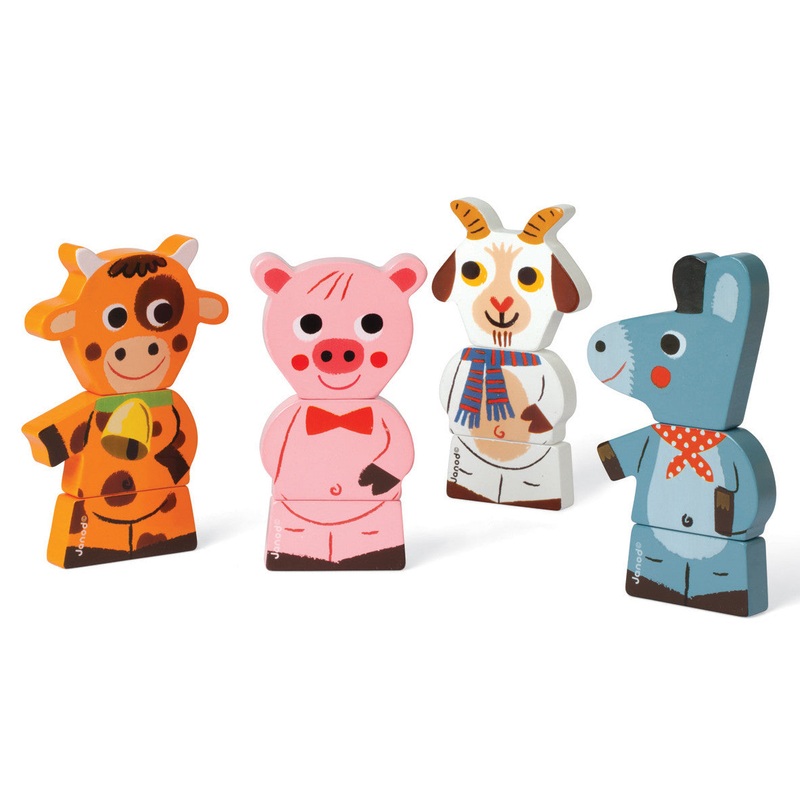 Janod Funny Magnet Farm